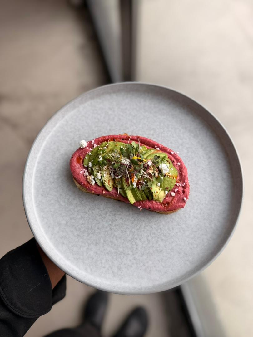 H.B Avo-toast on a Whole meal Toast by Chef Zulaika